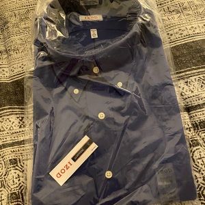 Izod long sleeve dress shirt NWT